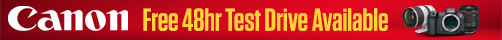 canon test drive banner