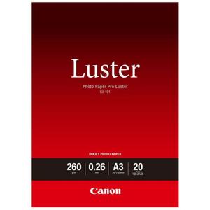 Canon LU-101 (A3) 260gsm Pro Luster Photo Paper (20 Sheets)