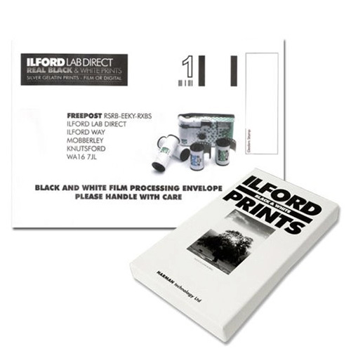 Ilford B&W Process Paid Envelope for 35mm or 120 Film
