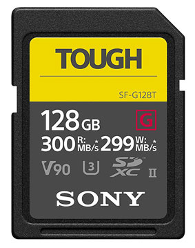 Sony SDXC SF-G Tough Series 128GB UHS-II V90 - SFG1TG