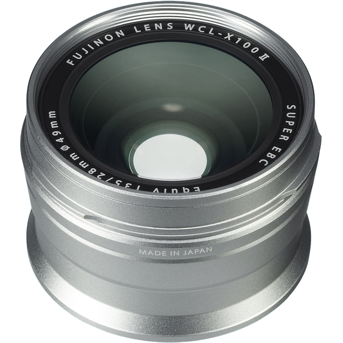 Fujifilm WCL-X100 II Wide Conversion Lens - Silver