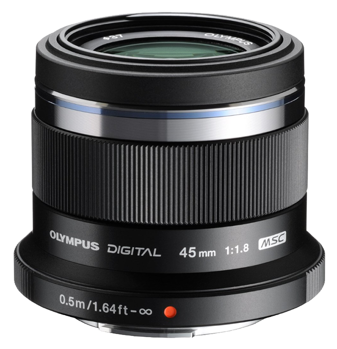 Olympus 45mm f1.8 ZUIKO Digital Micro Four Thirds lens  - Black