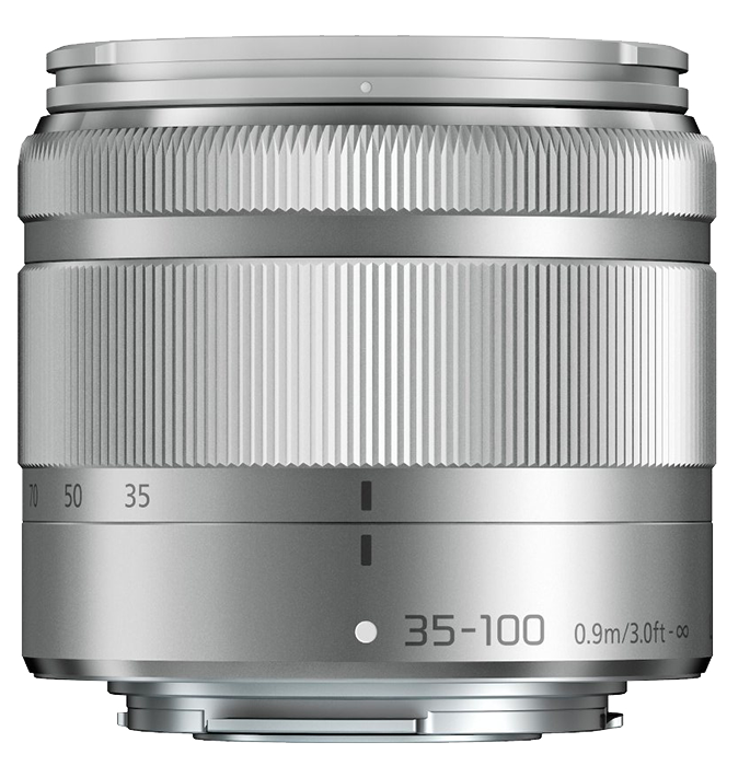 Panasonic 35-100mm f4.0-5.6 ASPH. MEGA O.I.S. Lumix G VARIO Lens - Silver - NO LONGER AVAILABLE