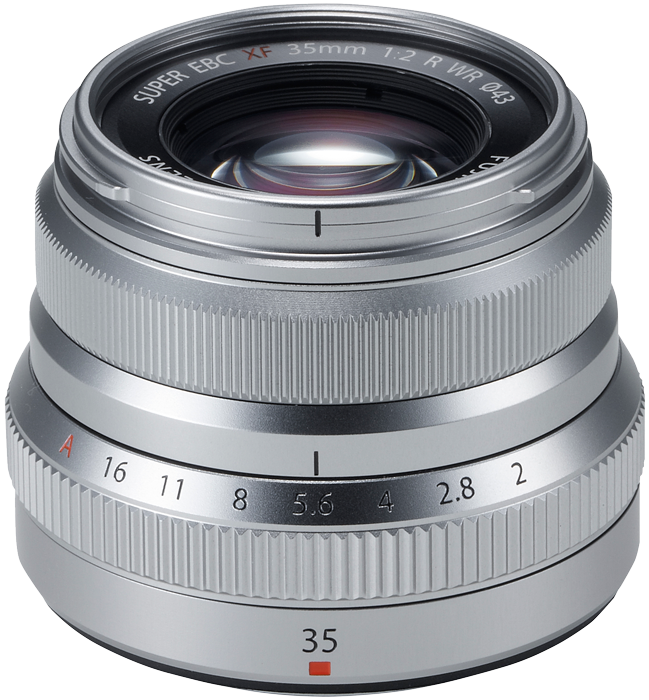 Fujifilm XF 35mm F2 R WR Fujinon Lens - Silver