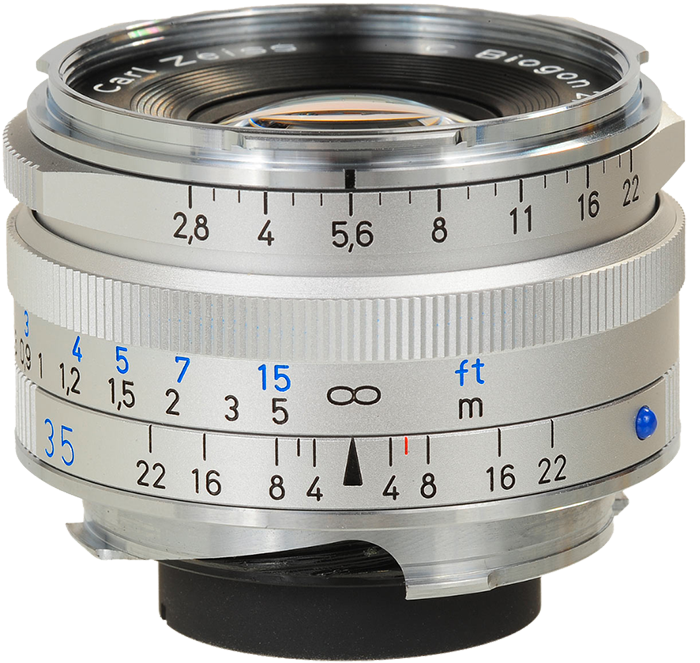 Zeiss C Biogon T* F2.8 35mm ZM Leica Fit - Silver