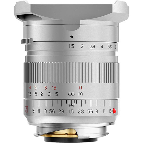 TTArtisan 21mm f1.5 Leica M Mount Lens - Silver