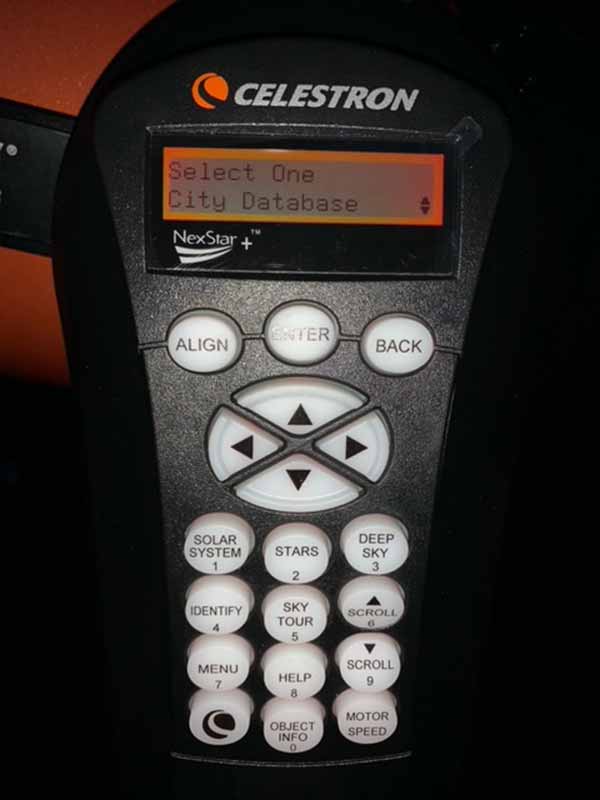 Celestron controller