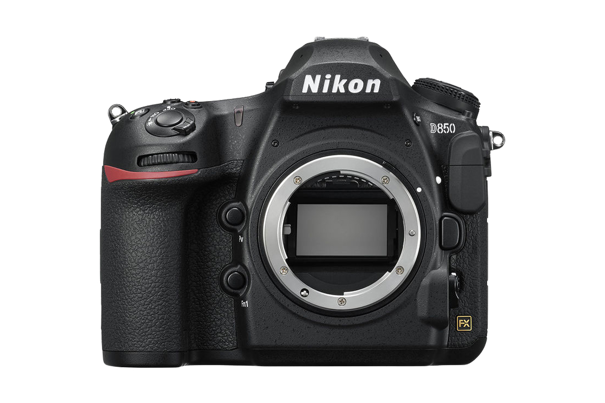 Front view of Nikon D850