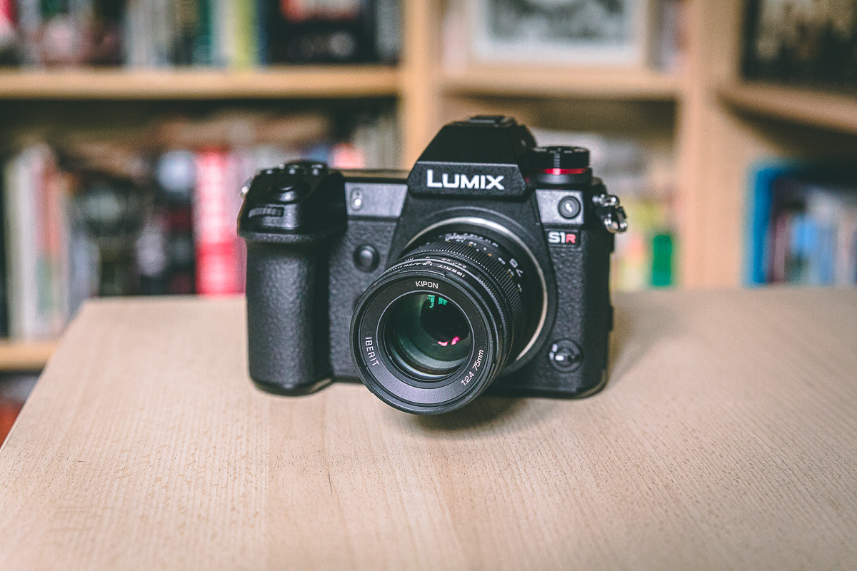 Kipon Iberit 75mm Lens on Panasonic Lumix S1R