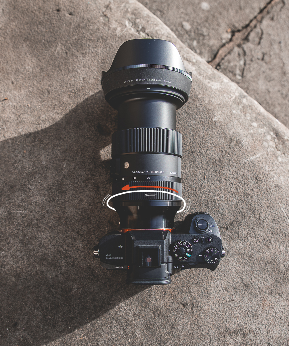 Sigma 24-70mm E-mount lens