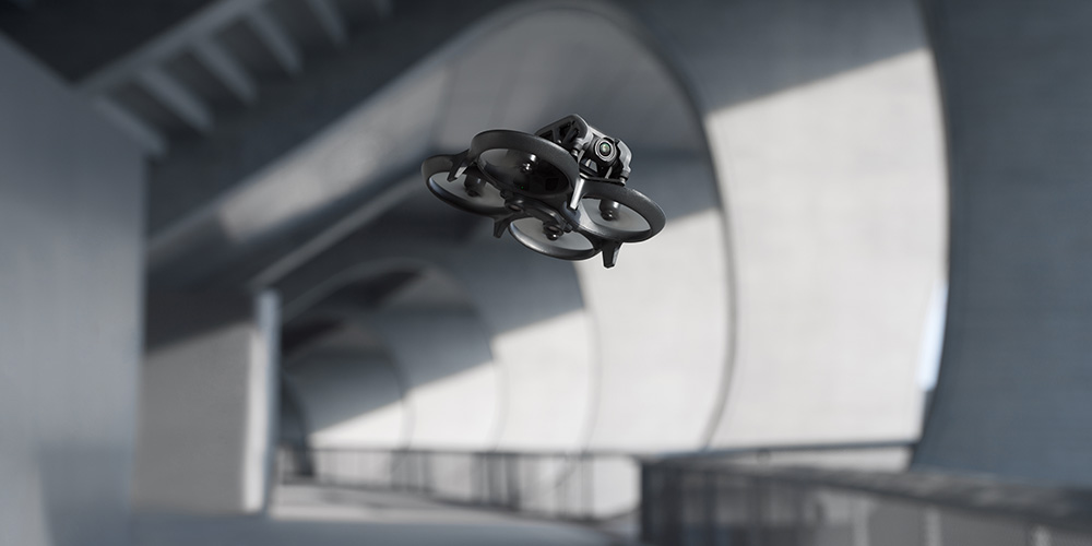 DJI Avata Drone Flying Indoors