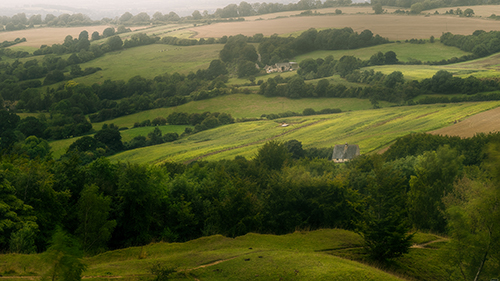 Landscape in Painswick photographed on GFX 50S II