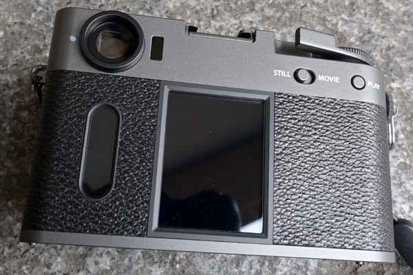 Fujifilm X-Half Back Panel