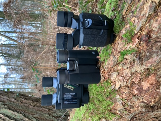 Three Fujinon Binoculars in a row