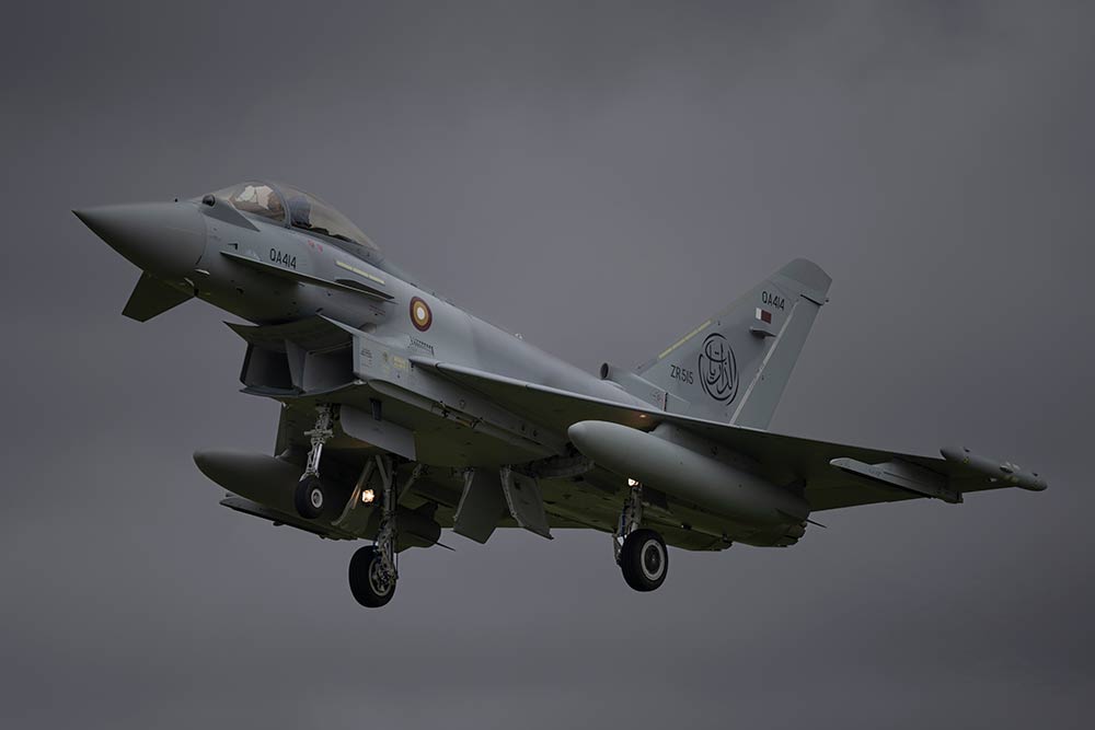 Qatari Typhoon Arrival