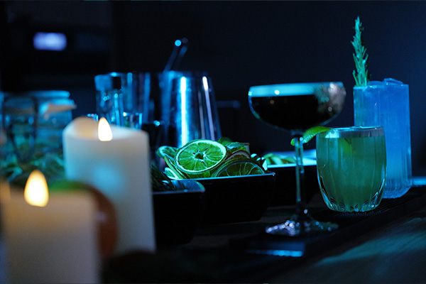 Picture of lime slices in a bowl