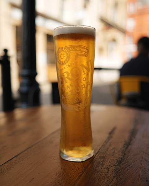 Pint of beer taken in a pub in Bristol