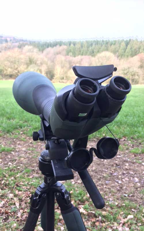 Swarovski BTX 35x115 Spotting Scope Kit in a field