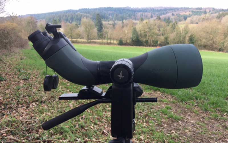 Swarovski BTX 35x115 Spotting Scope Kit in a field