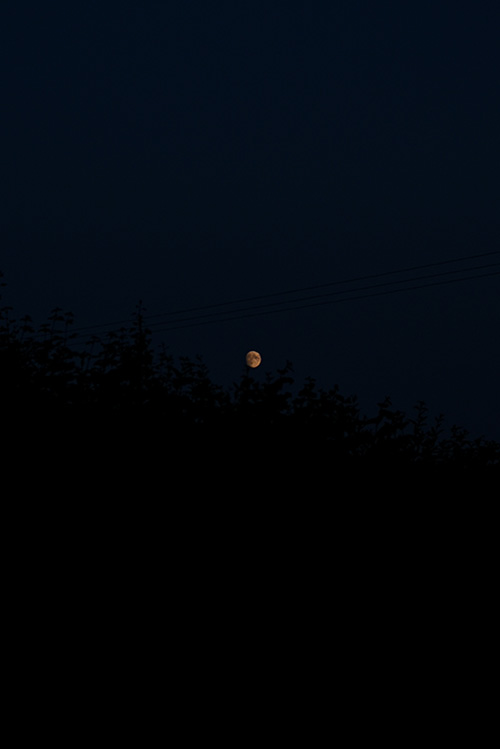 The moon taken on a Nikon Z fc