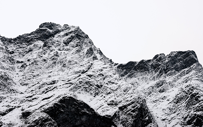 Snowy hills in Norway taken on GFX 50s II