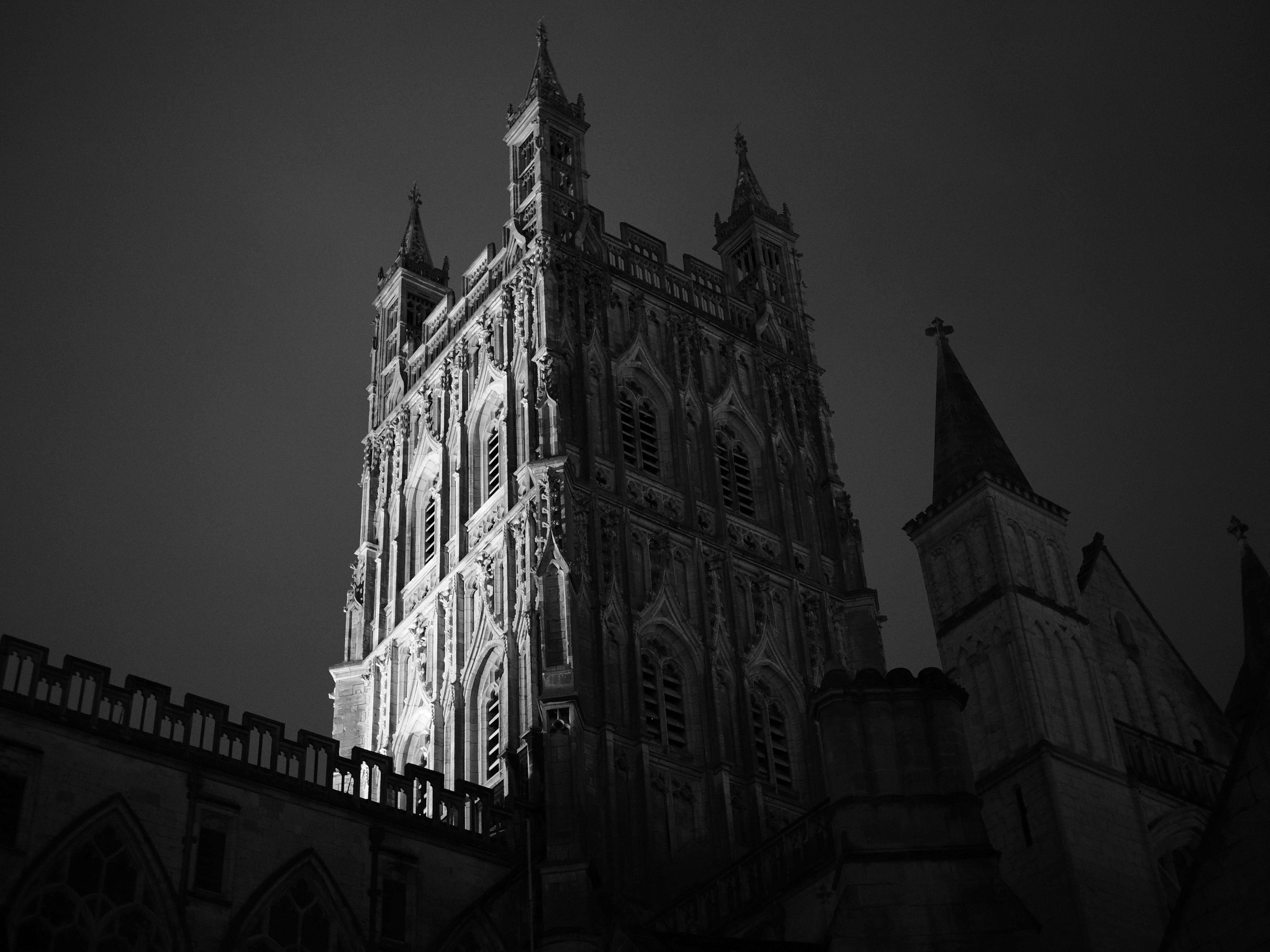 Gloucester Cathedral Taken on OM-1 Mark II at night
