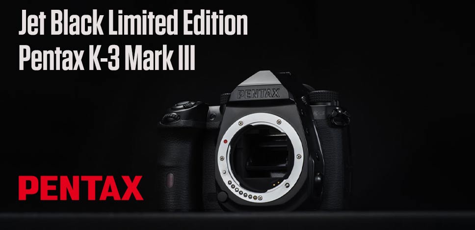 Limited Edition Jet Black K-3 Mark III Camera Body From Pentax
