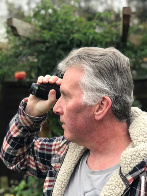 Pentax Monocular in Use