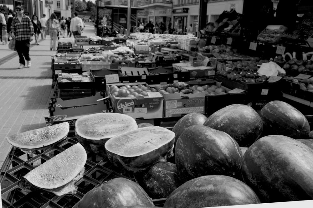 Bristol street market, taken with Ricoh GR III