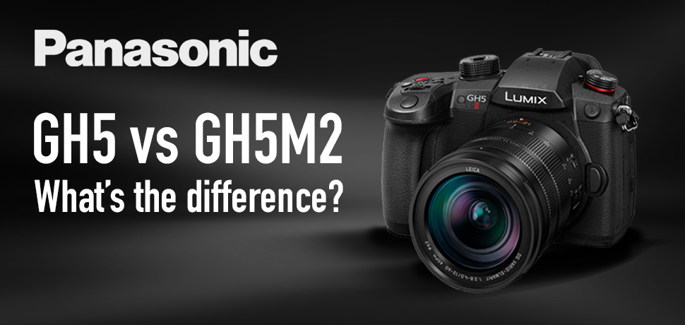 Panasonic GH5M2 on dark grey background