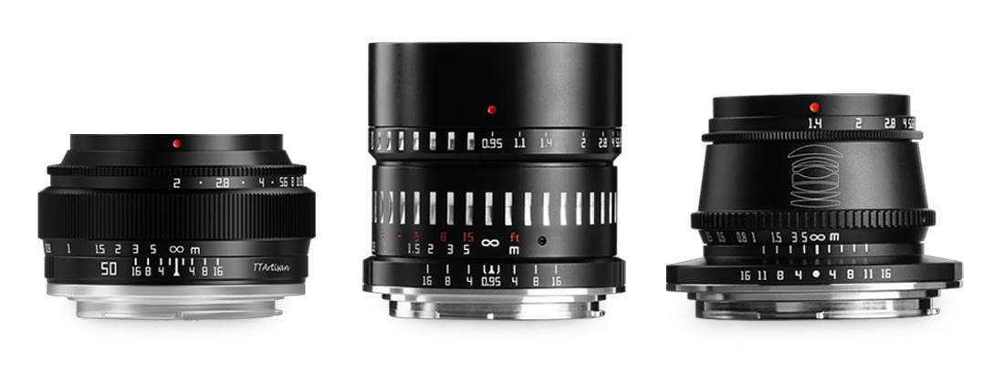 TTArtisan Mirrorless Camera Lenses