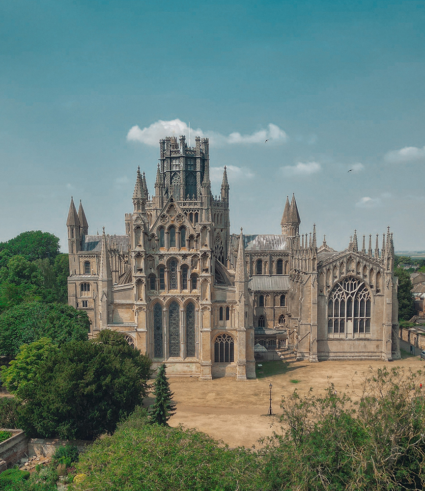 Ely Cathedral taken on DJI Mini 3 Pro