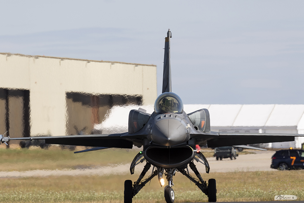 Small Aircraft ready for takeoff at RIAT 2022