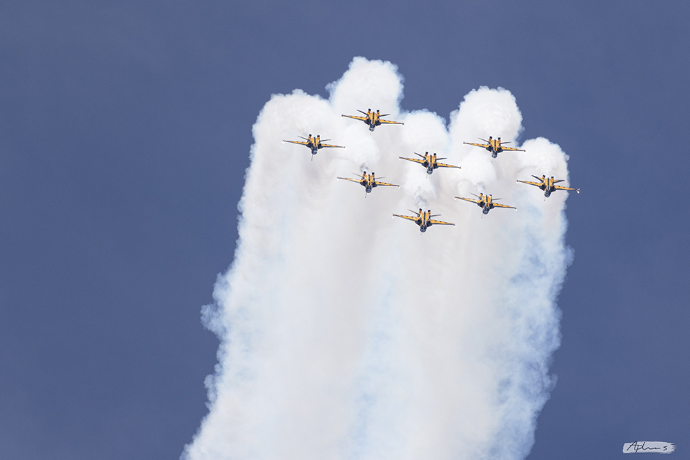 Red Arrows flying at RIAT 2022