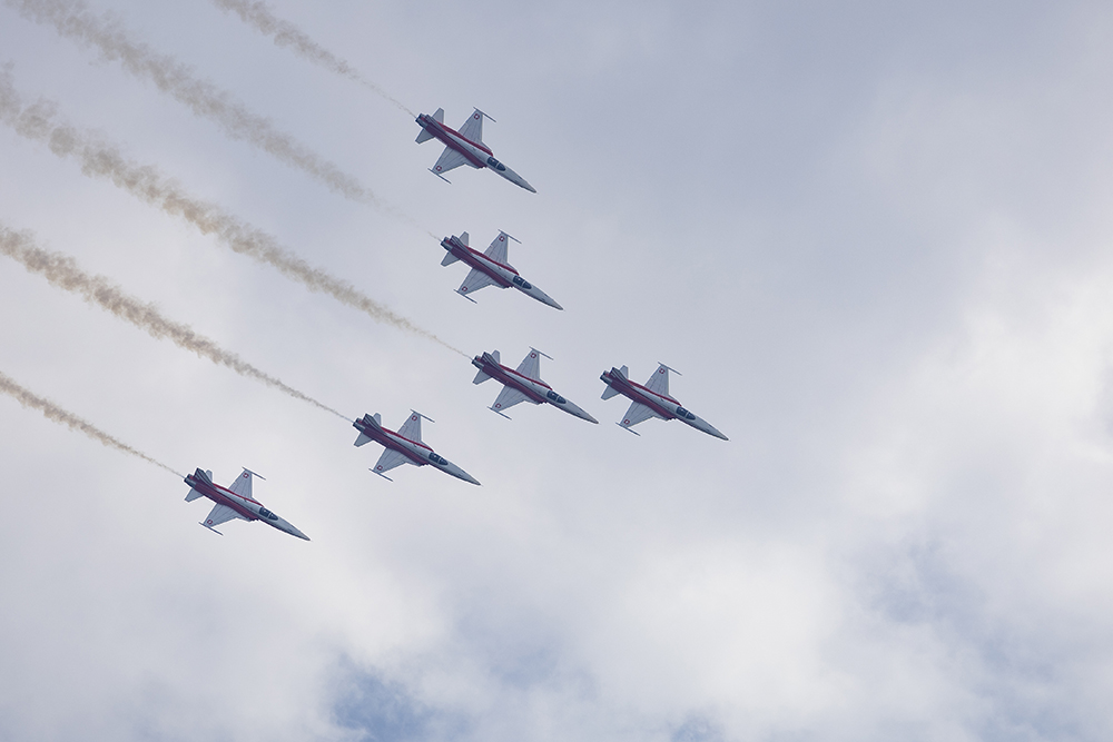 Swiss Air Force Patrouille Suisse 1:2000 f3.5 ISO100