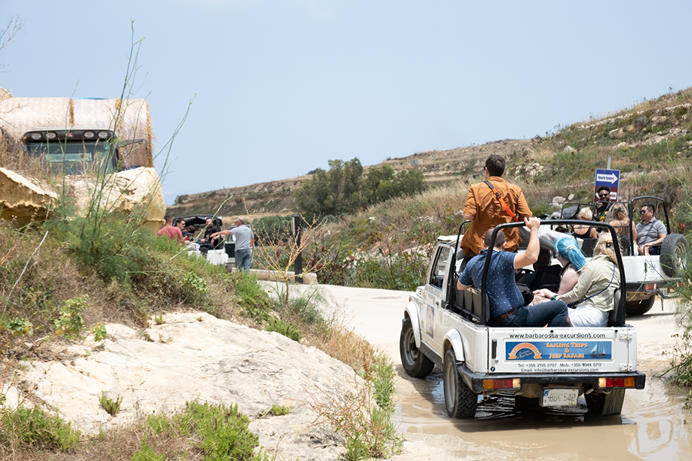 Jeep tour in Malta photographed on Fujifilm X-S20