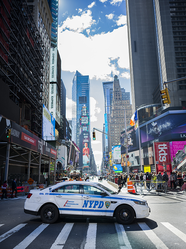 New York Police Department Car shot on Hasselblad X2D