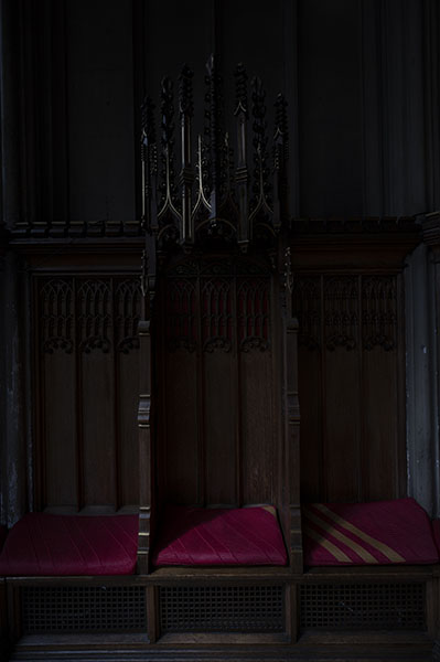Alter chair in Manchester Cathedral taken on Nikon Z6 II