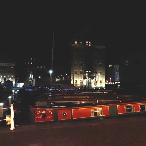 Docks shot at night on OM-5