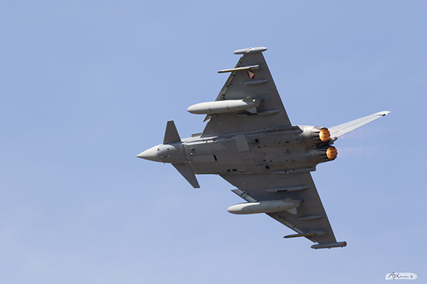 Aircraft flying during RIAT 2022