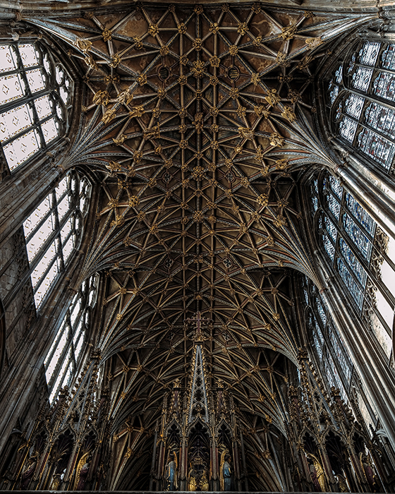 Gloucester Cathedral Ceiling shot on Tamron 17-70mm Lens