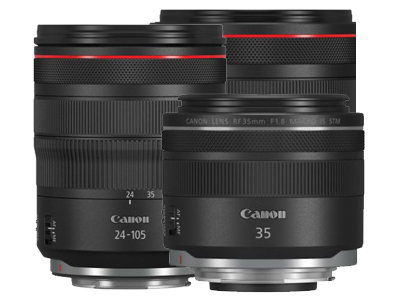 Canon EOS RF Lens Range