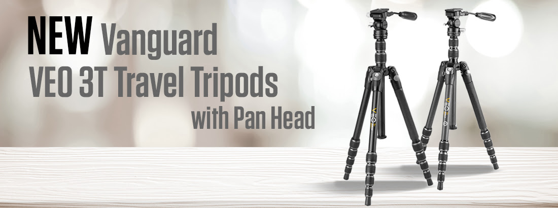 Vanguard VEO 3T Travel Tripods with Pan Head