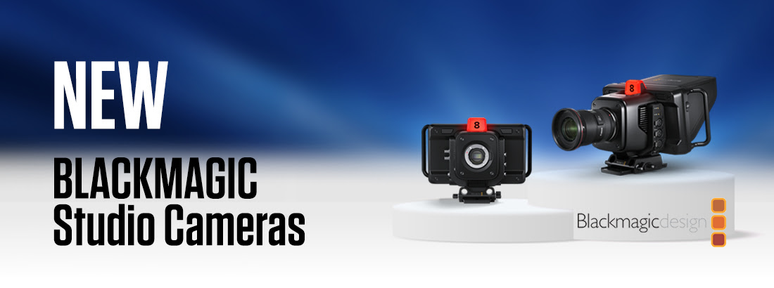 New BLACKMAGIC Studio Cameras