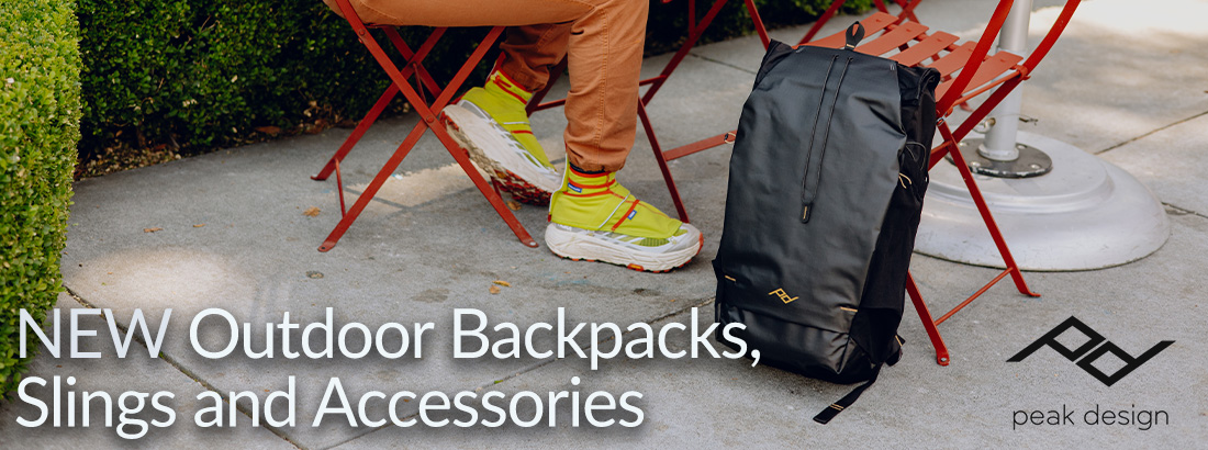 NEW Outdoor Backpacks, Slings and Accessories banner