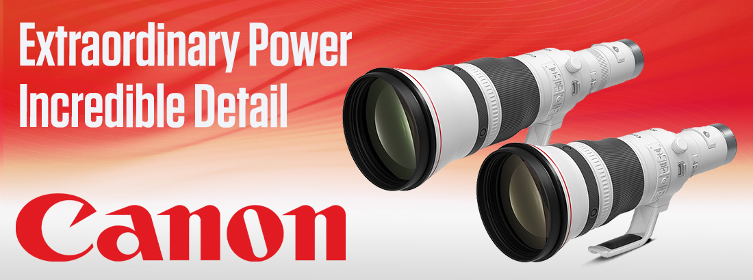 Canon RF 1200mm f8L IS USM Lens and Canon RF 800mm f5.6L IS USM Lens
