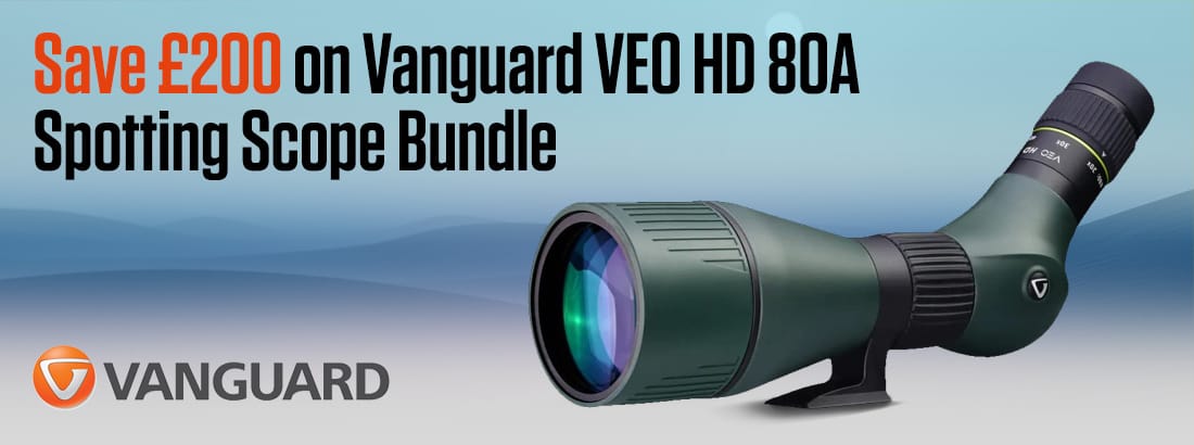 Save £200 on the Vanguard VEO HD 80A Spotting Scope Bundle