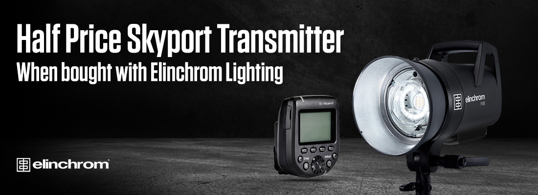 Half Price Transmitter with select Elinchrom Lighting