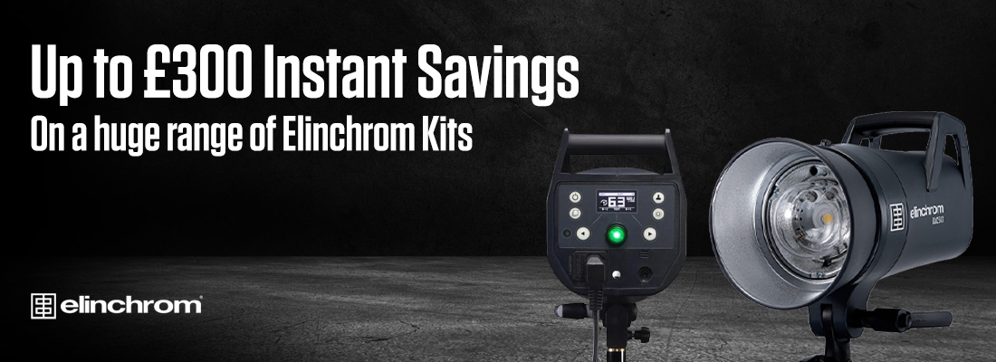 Up to £300 off select Elinchrom Lighting and Accessorie