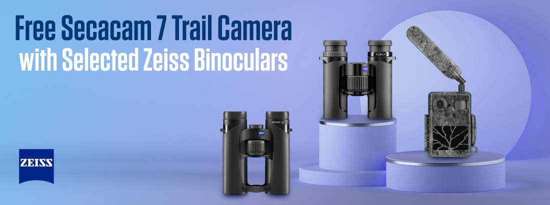 Free Secacam 7 Trail Camera with Selected Zeiss Binoculars